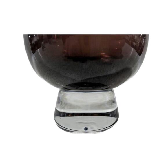 Hand Blown Amethyst Glass Vase by Bo Borgstrom for Aseda Glasbruk ,Set of 3 - Picture 6 of 10